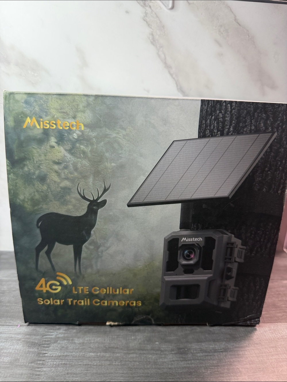 Missed 4G LTE Solar Trail Camera - Black